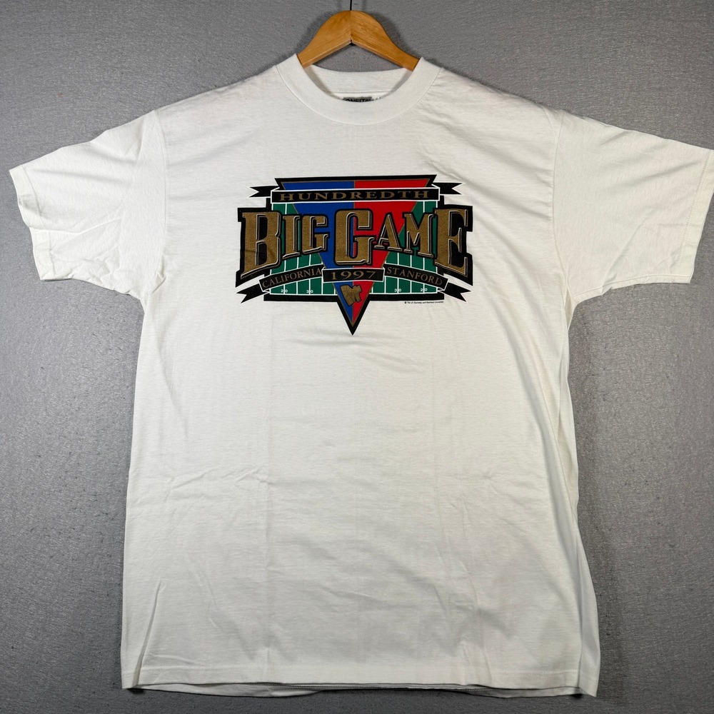 Vintage‎ California Stanford Football 1997 Big Game T Shirt Mens XL College NCAA
